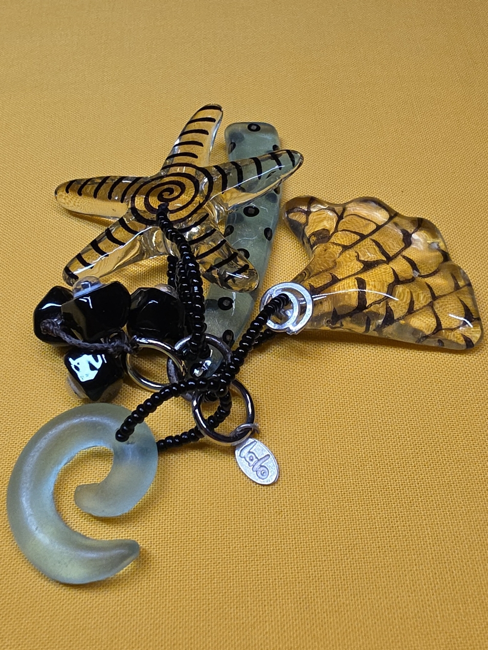 Whimsical, Ocean-Themed Pendant from Orna Lalo's Signature Sea Life Collection